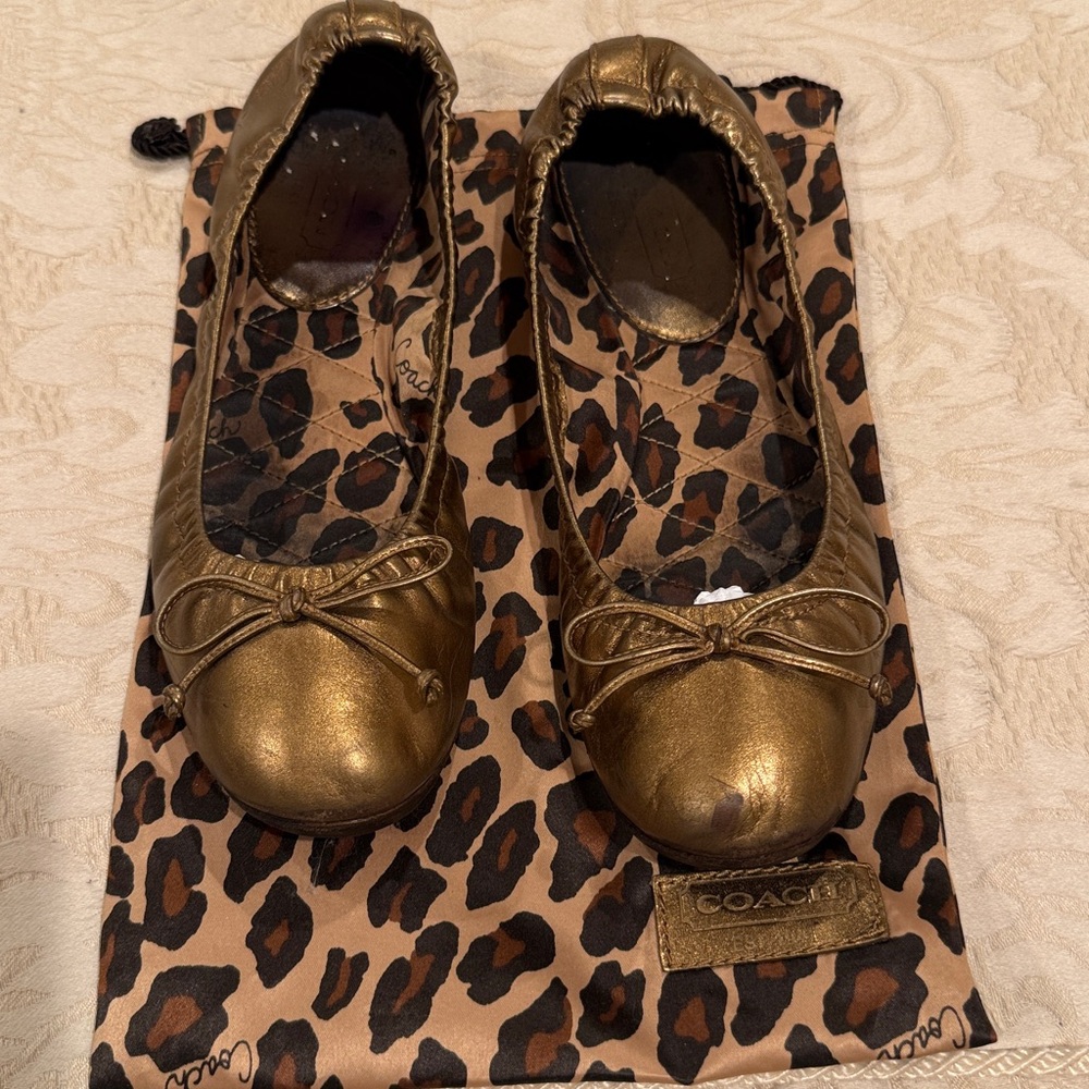 Coach ballet flats